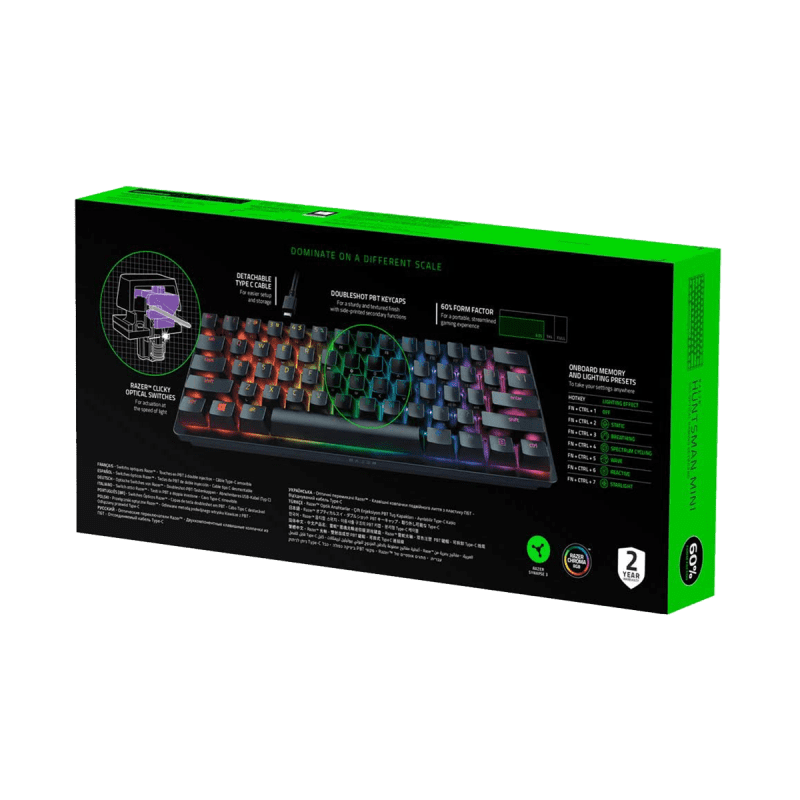 Razer Huntsman Mini Compact Gaming Keyboard - Red Switch