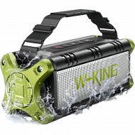 50W Portable Bluetooth Wireless Speaker (IPX6 Waterproof, 8000mAh Battery, Bass Speaker, Bluetooth 5.0, 24H Playtime) - Green