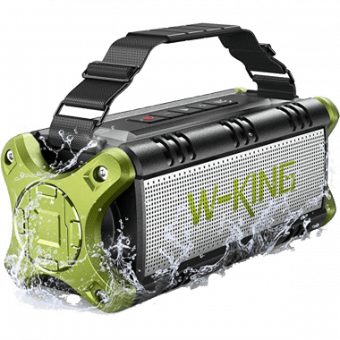 50W Portable Bluetooth Wireless Speaker (IPX6 Waterproof, 8000mAh Battery, Bass Speaker, Bluetooth 5.0, 24H Playtime) - Green