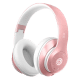 Wireless Foldable Bluetooth Headphones Headset (52 Hrs Playtime, 6EQ Modes, Build-in Mic) - Pink