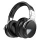 ANC Over-Ear (Bluetooth 5.0 with Microphone, Lightweight Headset, 30H Playtime, Ergonomic Protein Leather) Noise Cancelling Headphones