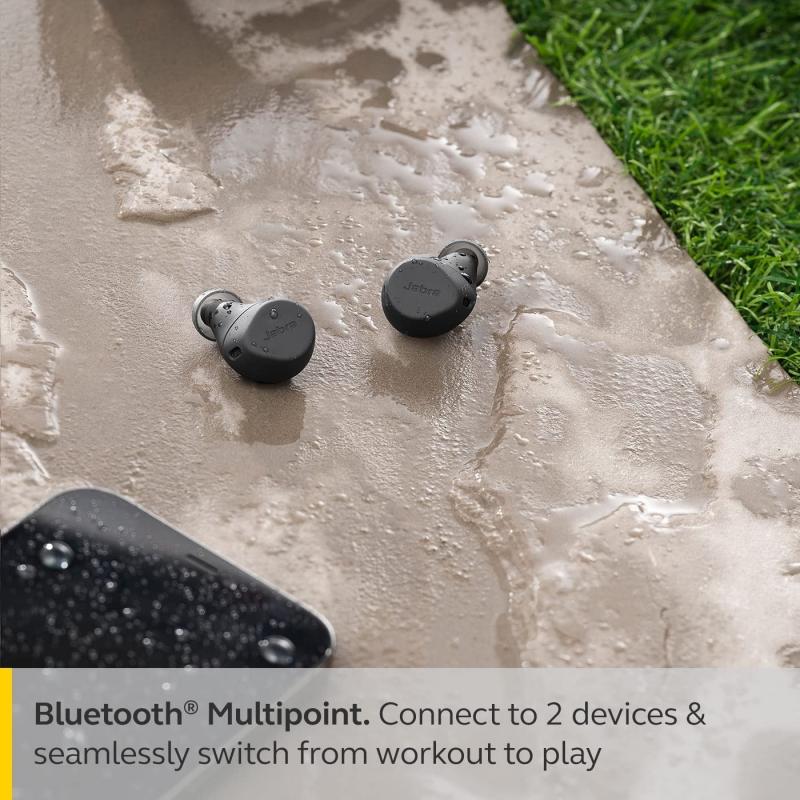 Jabra Elite 7 Active True Wireless In-Ear Bluetooth Earbuds - Black