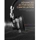 ANC Over-Ear (Bluetooth 5.0 with Microphone, Lightweight Headset, 30H Playtime, Ergonomic Protein Leather) Noise Cancelling Headphones