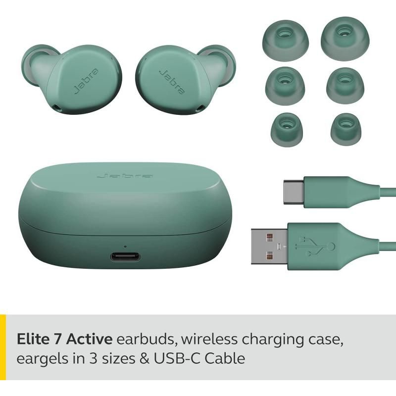 Jabra Elite 7 Active True Wireless In-Ear Bluetooth Earbuds - Mint
