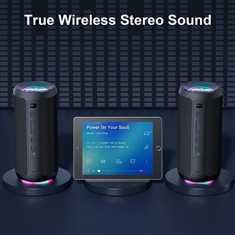 Bluetooth Wireless Speaker With Led Light