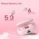 Wireless Earbuds (Advanced Noise Cancellation, 2200mAh Charging Case, Stereo Sound) - Pink