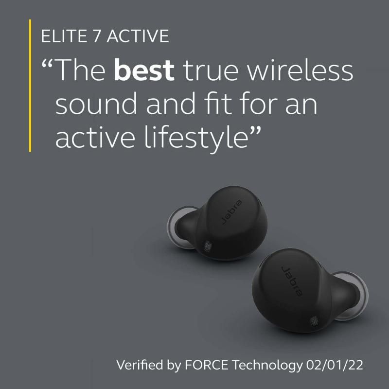 Jabra Elite 7 Active True Wireless In-Ear Bluetooth Earbuds - Black