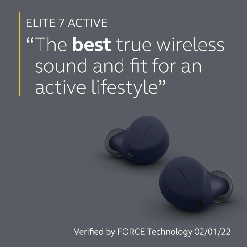 Jabra Elite 7 Active True Wireless In-Ear Bluetooth Earbuds - Navy