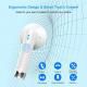 Wireless Earbuds (Bluetooth 5.3, Hi-Fi Stereo, Wireless, 32H Playtime - White