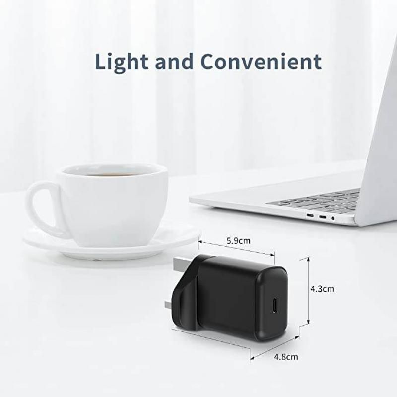 25W USB C Fast Charger Plug with 2M Type C Charging Cable