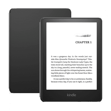 Amazon Kindle Paperwhite Kids Edition (11th Gen, Wi-Fi, 8GB) 6" E-Reader With Cover - Black