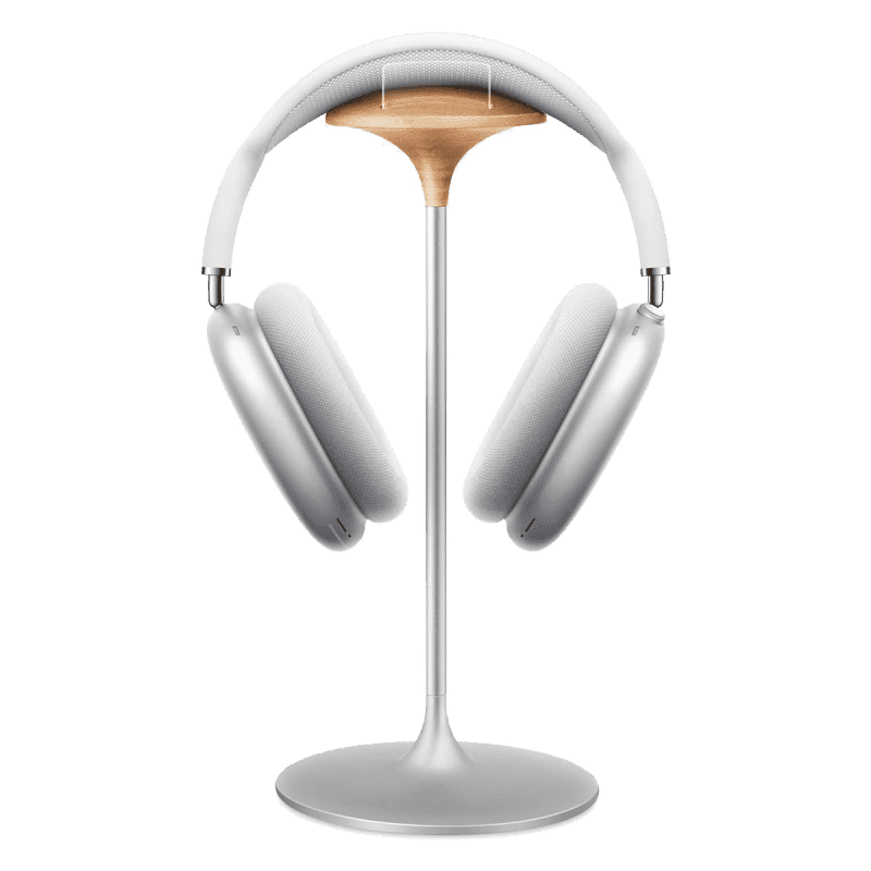 Headphone Stand (Beech Wood & Aluminium Stand)