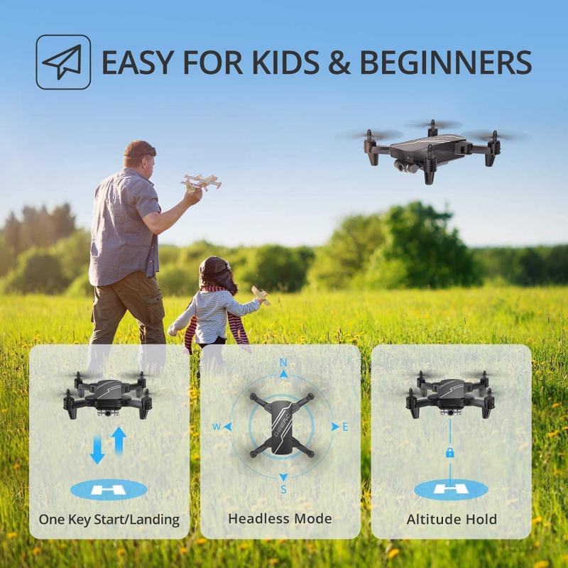 M2C Mini Drone for Kids and Beginners with Camera 1080P HD FPV RC