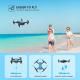 Mini Drone for Kids (720P HD FPV Camera, Altitude Hold Foldable) RC Quarcopter - Blue