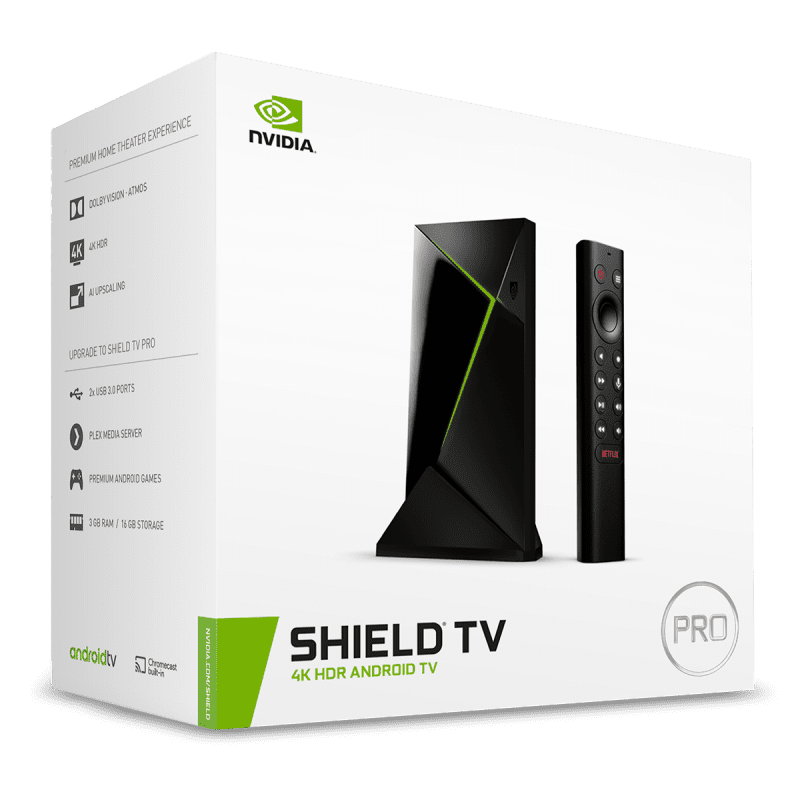 NVIDIA SHIELD TV PRO 4K Media Streaming Device (16 GB)