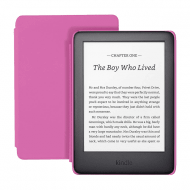 Amazon Kindle Kids Edition (10th Gen, Wi-Fi, 8GB)  6" E-Reader With Cover  - Pink