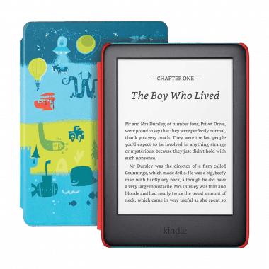 Amazon Kindle Kids Edition (10th Gen, Wi-Fi, 8GB)  6" E-Reader With Cover - Space Station