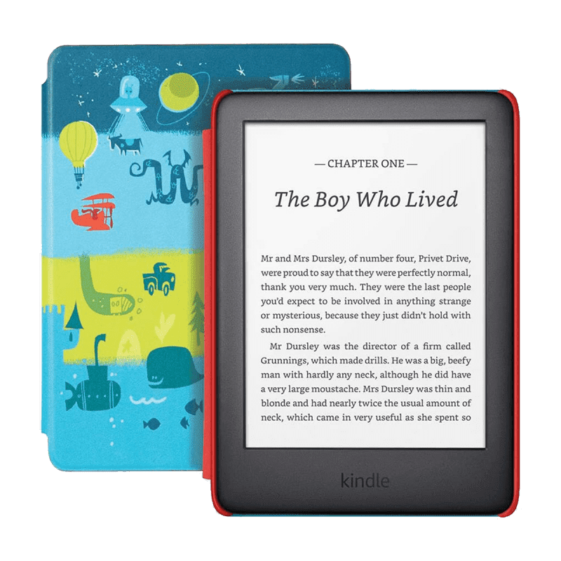 Amazon Kindle Kids Edition (10th Gen, Wi-Fi, 8GB)  6" E-Reader With Cover - Space Station