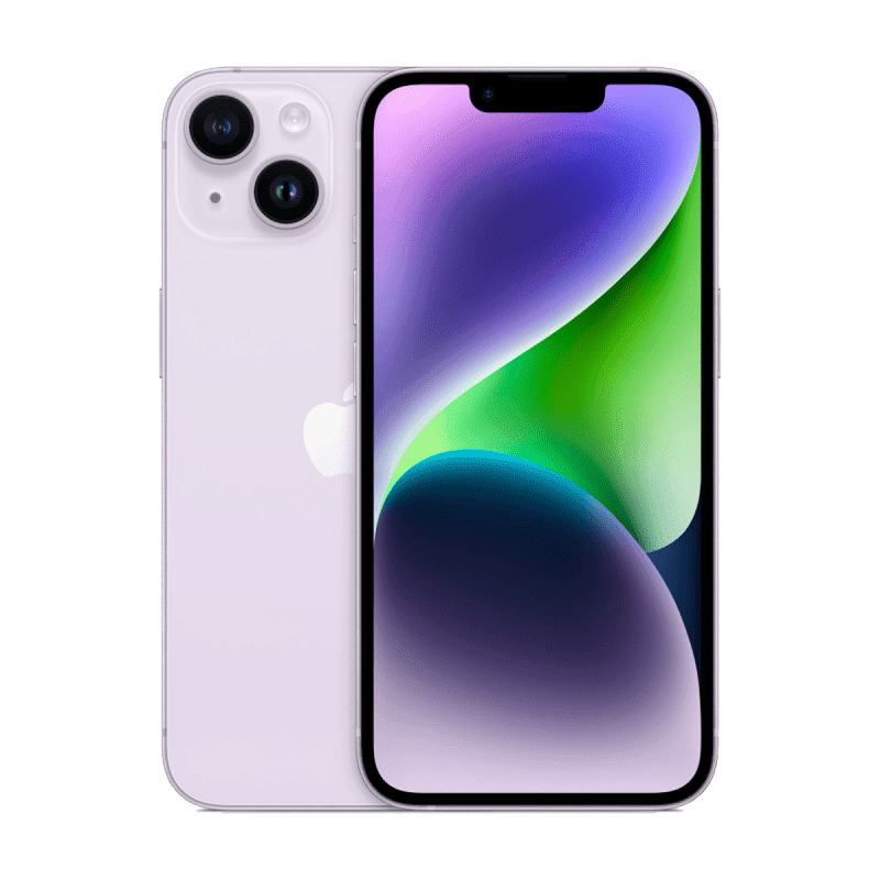 Apple iPhone 14 5G (256GB, Dual-SIMs) - Purple