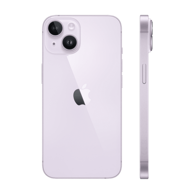 Apple iPhone 14 5G (128GB, Dual-SIMs) - Purple