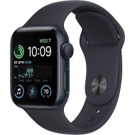 Apple Watch SE 2022 2nd Generation (GPS, 40mm) - Midnight Aluminium Case with M/L Midnight Sport Band