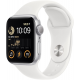 Apple Watch SE 2022 2nd Generation (GPS, 40mm) - Silver Aluminium Case with S/M White Sport Band