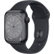 Apple Watch Series 8 (GPS, 41mm) - Midnight Aluminium Case with S/M Midnight Sport Band