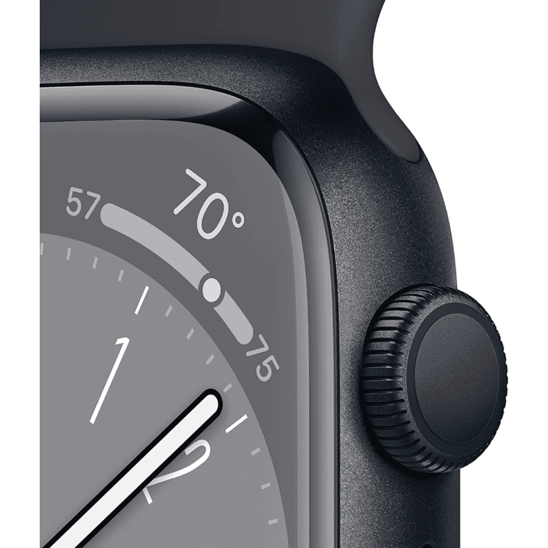 Apple Watch Series 8 (GPS, 41mm) - Midnight Aluminium Case with M/L Midnight Sport Band