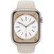 Renewed - Apple Watch Series 8 (GPS, 45mm) - Starlight Aluminium Case with M/L Starlight Sport Band
