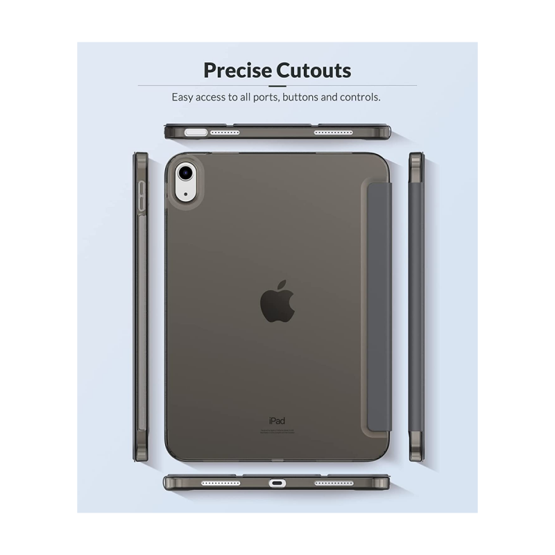 Case for Apple iPad 10th Generation 2022 (10.9 Inch, Auto Wake/Sleep) - Grey