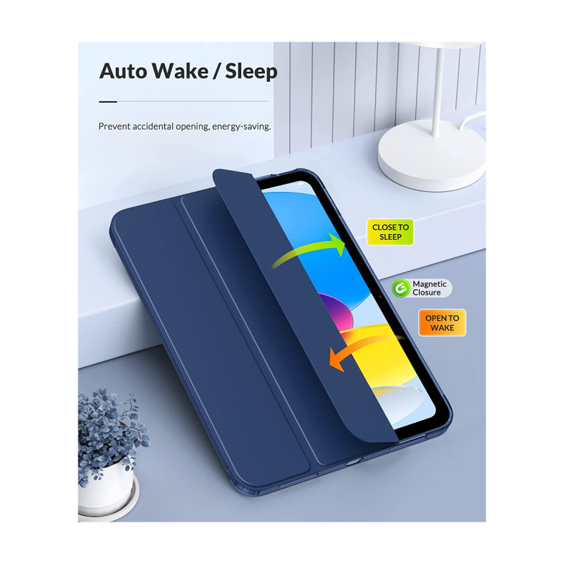 Case for Apple iPad 10th Generation 2022 (10.9 Inch, Auto Wake/Sleep) -  Navy