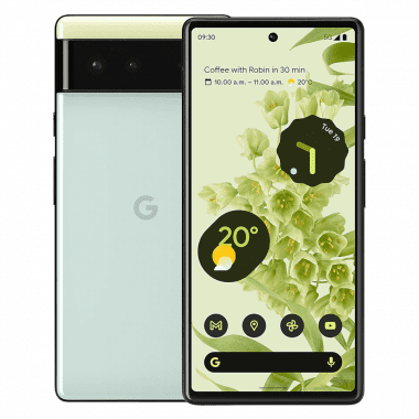 Google Pixel 6 5G Smartphone (8GB+128GB, Dual SIM) - Sorta Seafoam