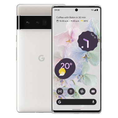 Google Pixel 6 Pro 5G Smartphone (12GB+128GB, Dual SIM) - Cloudy White