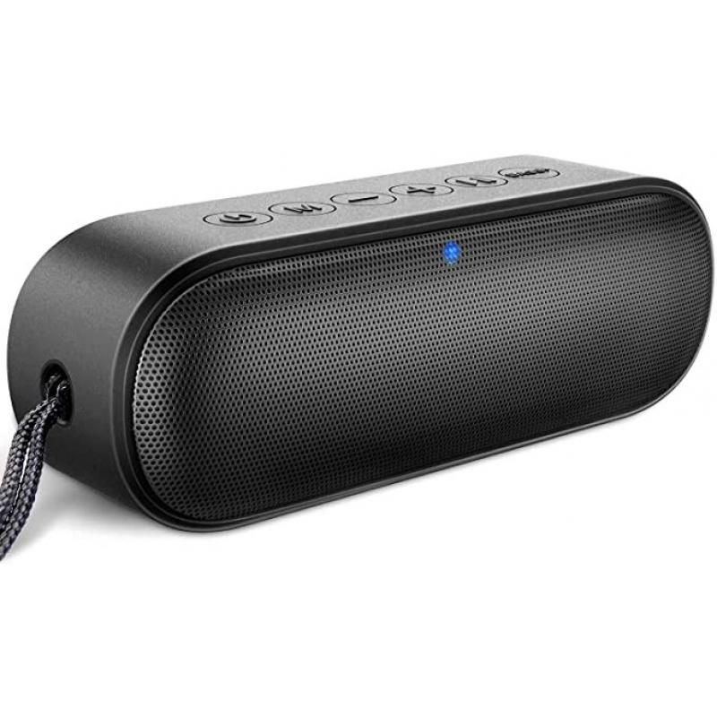 Portable Bluetooth Speaker (Enhanced IPX7 Waterproof, Rich Bass, 14W HD Sound, 20-Hour Playtime)