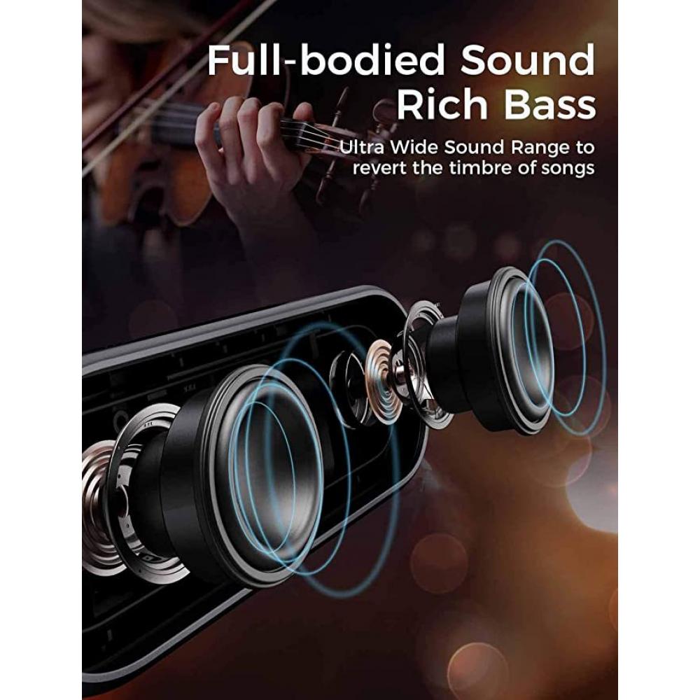 Dimprice | Portable Bluetooth Speaker (Enhanced IPX7 Waterproof, Rich