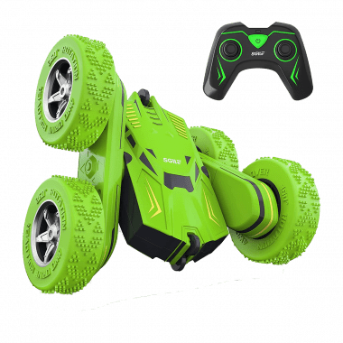 Remote Control Car with 360 Rotation - Green