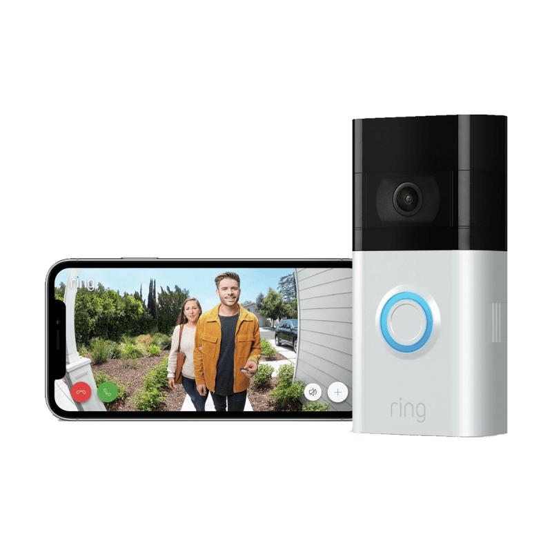 Ring 1080p HD Video Doorbell (3rd) - Satin Nickel