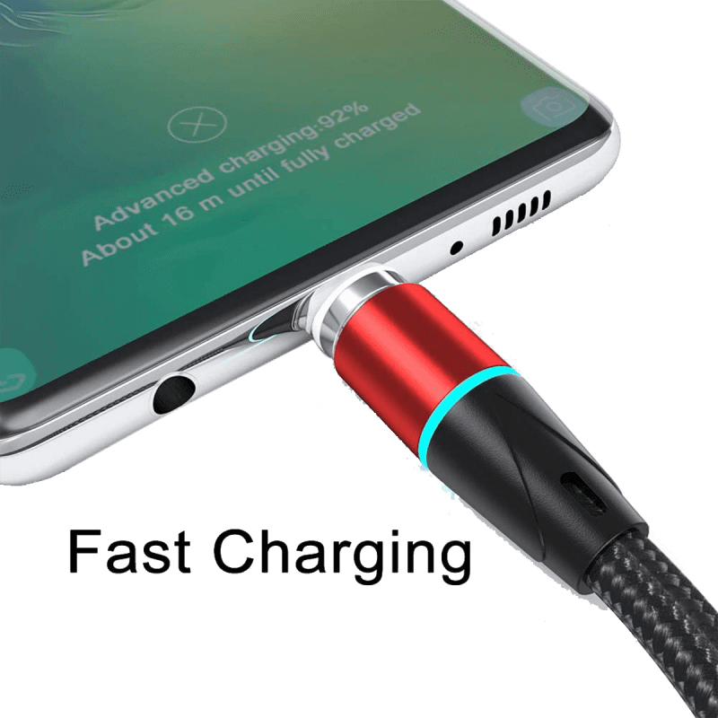 USB-C Magnetic Cable 3 Pack (Fast Charging, Support Data Transfer) -  2m Red