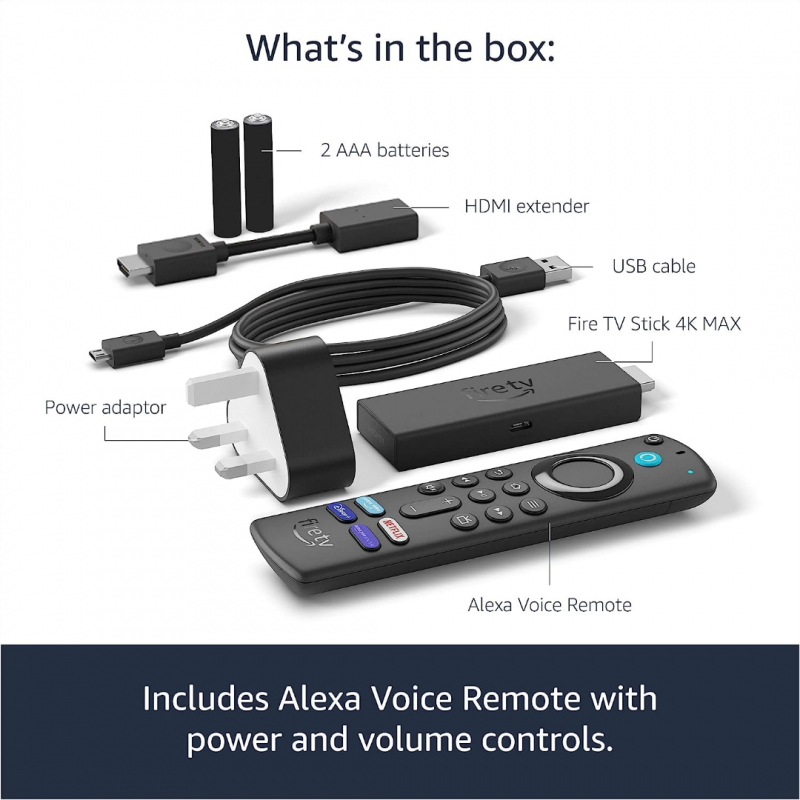 Dimprice | Amazon Fire TV Stick 4K MAX Ultra HD with Alexa Voice