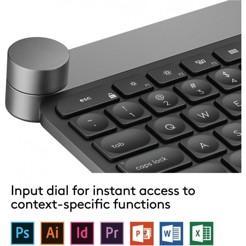 Logitech Craft Wireless Keyboard - graphite