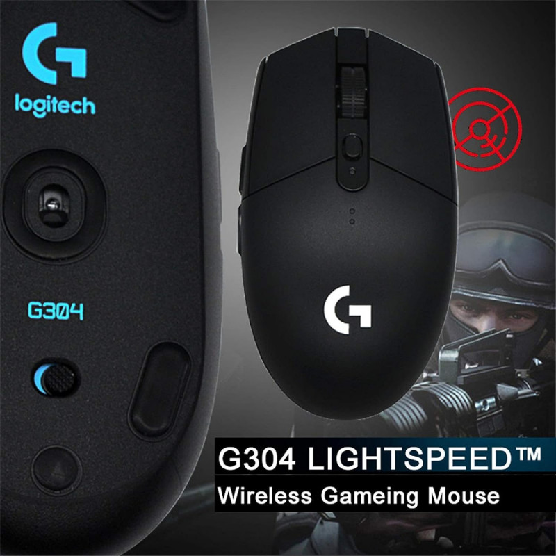 Logitech Wireless Mouse G304 - lilac