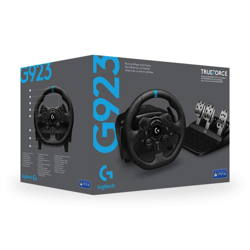 Logitech G923Trueforce Racing Wheel and Pedals