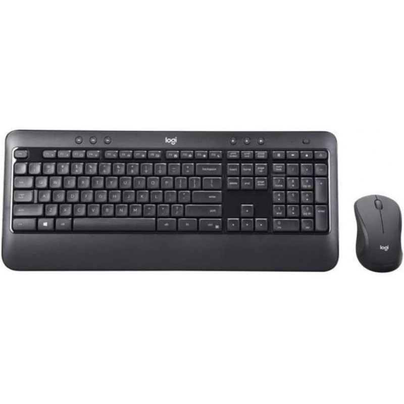 Logitech MK540 Wireless Keyboard Mouse Combo - Black