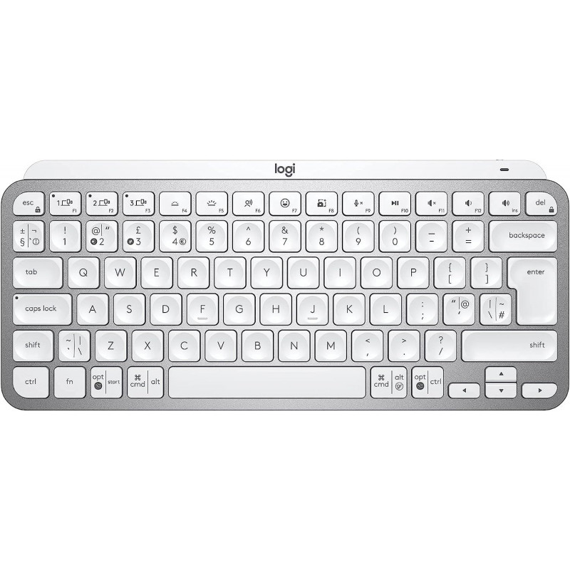 Logitech MX Keys Mini Minimalist Illuminated Keyboard - Grey