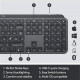 Logitech MX Keys Advanced Wireless Illuminated Keyboard - Black