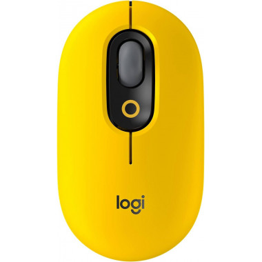Logitech POP Mouse, Wireless Mouse - yellow
