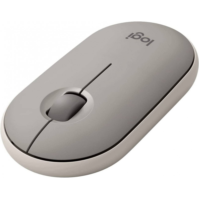 Logitech Pebble Wireless Mouse with Bluetooth - Sand