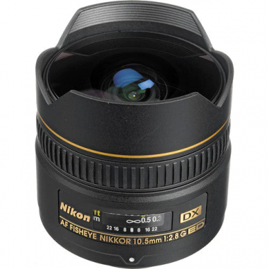 Nikon AF DX 10.5mm f2.8 G ED Fisheye Lens