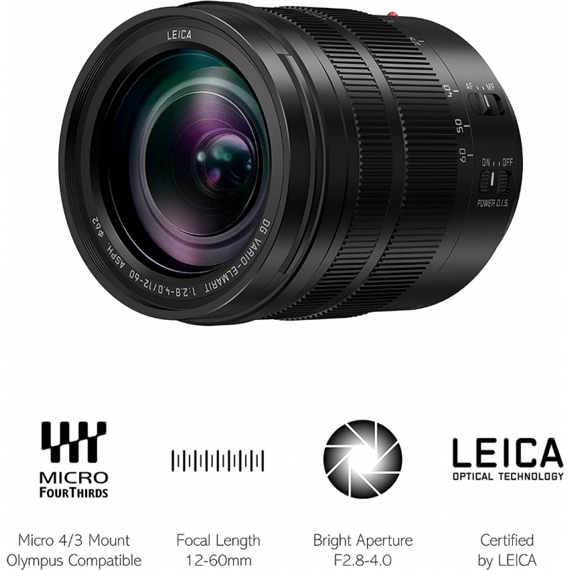 Dimprice | Panasonic Leica DG Vario-ElmarIT 12-60mm f/2.8-4 ASPH. Power  O.I.S. Lens