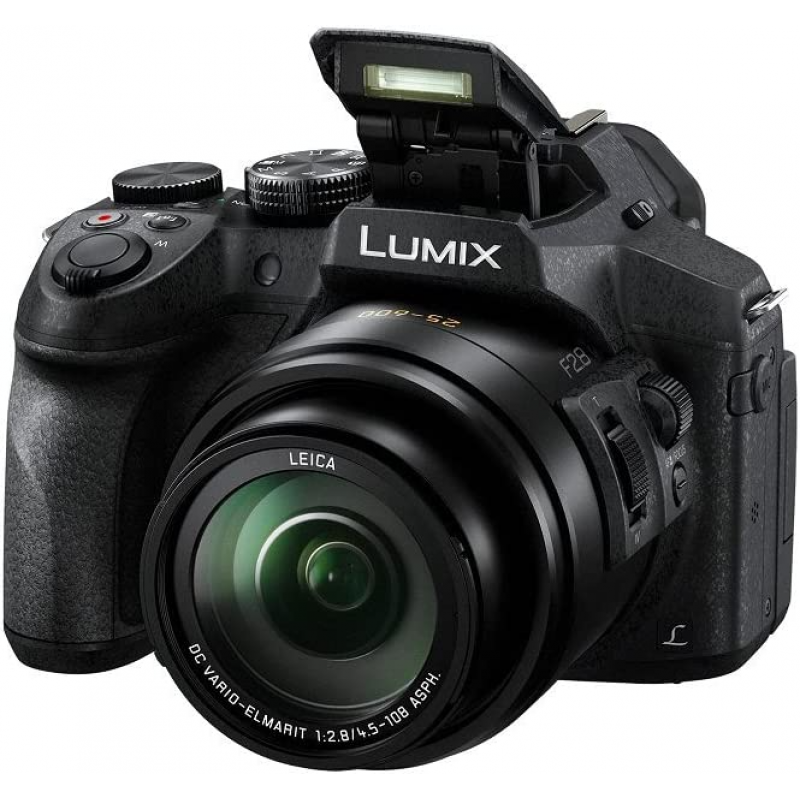 Panasonic Lumix DMC-FZ300 (12.1MP, 24x Optical Zoom) - Black